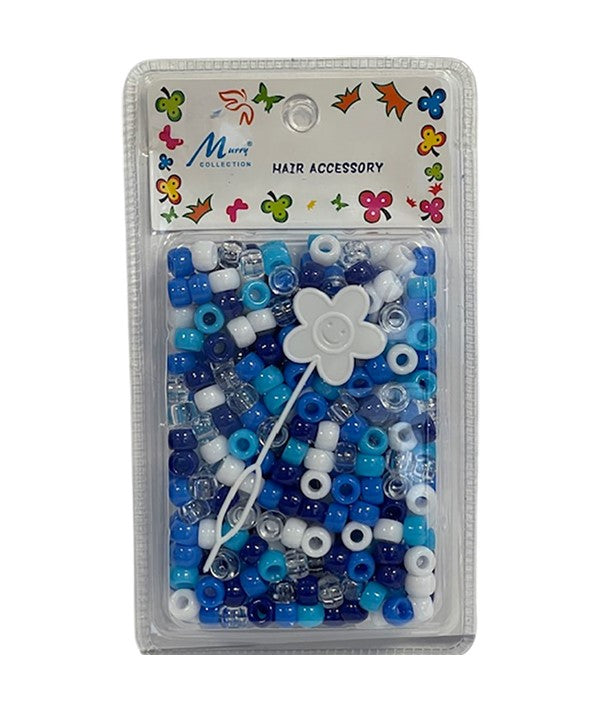 HAIR ACCESSORY BEADS B500BLUE Hair Accessories Asetena Pa 