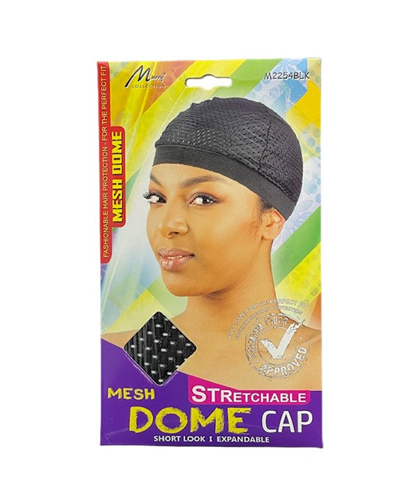 MURRY COLLECTION MESH STRETCHABLE DOME CAP M2254BLA  Color M2254BLA Durags and Caps Asetena Pa 