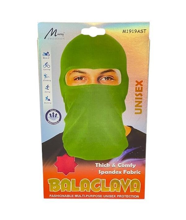 MURRY COLLECTION UNISEX BALACLAVA M1919AST One Size Durags and Caps Asetena Pa 