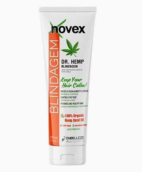 BLINDAGEM DR HEMP HEAT PROTECTOR LEAVE IN CREAM 100 ml Conditioner Asetena Pa 