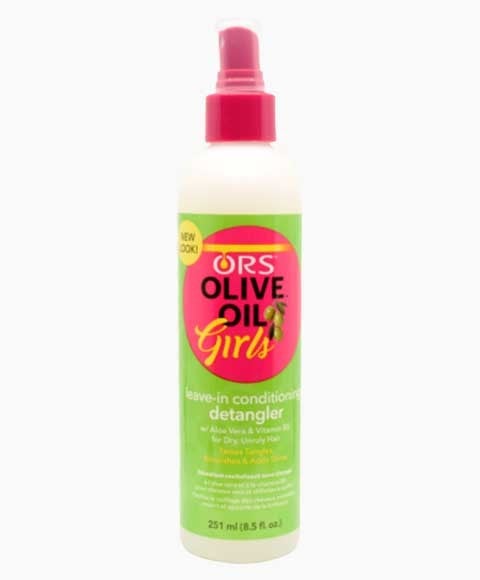 ORS OLIVE OIL GIRLS LEAVE IN CONDITIONING DETANGLER 251 ml (Pack of 3) Conditioner Asetena Pa 