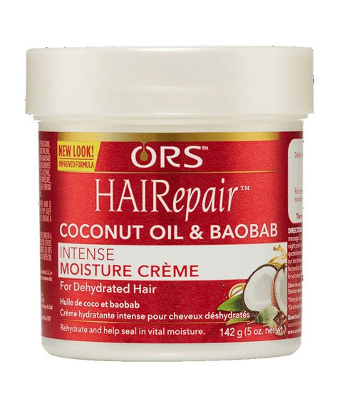 ORS HAIREPAIR COCONUT OIL AND BAOBAB INTENSE MOISTURE CREME 142 g (Pack of 2) Hair Moisturizers Asetena Pa 