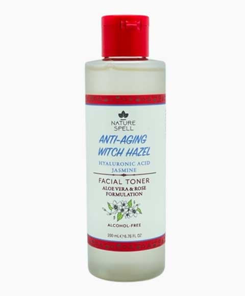 NATURE SPELL ANTI AGING WITCH HAZEL FACIAL TONER 200 ml Skin Wash Asetena Pa 