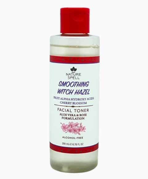 NATURE SPELL SMOOTHING WITCH HAZEL FACIAL TONER 200 ml Skin Wash Asetena Pa 