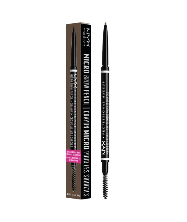 NYX PROFESSIONAL MAKEUP MICRO BROW PENCIL  Color MBP06 Brunette Eye Makeup Asetena Pa 