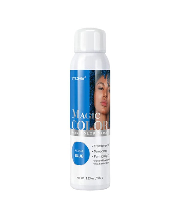 TYCHE MAGIC COLOR HAIR COLOR SPRAY BLUE 100 g Hair Color Asetena Pa 