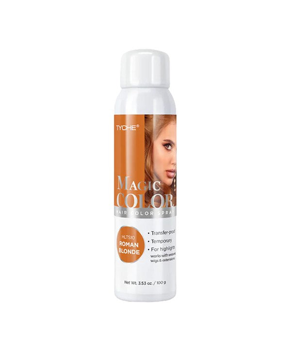 TYCHE MAGIC COLOR HAIR COLOR SPRAY ROMAN BLONDE 100 g Hair Color Asetena Pa 