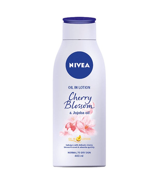 NIVEA CHERRY BLOSSOM AND JOJOBA OIL IN LOTION 400 ml Skin Moisturizing Asetena Pa 