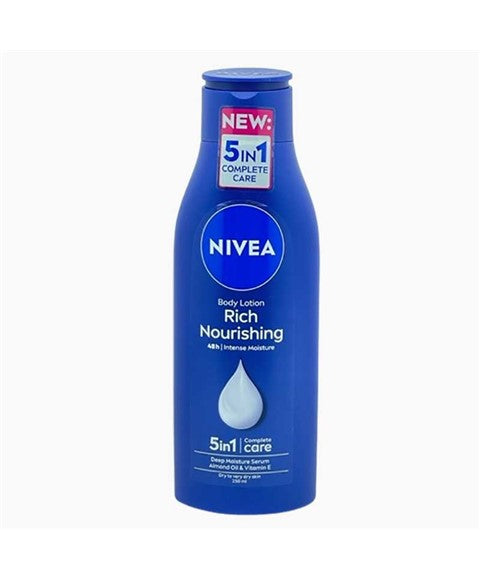 NIVEA BODY RICH NOURISHING BODY LOTION 250 ml Skin Moisturizing Asetena Pa 