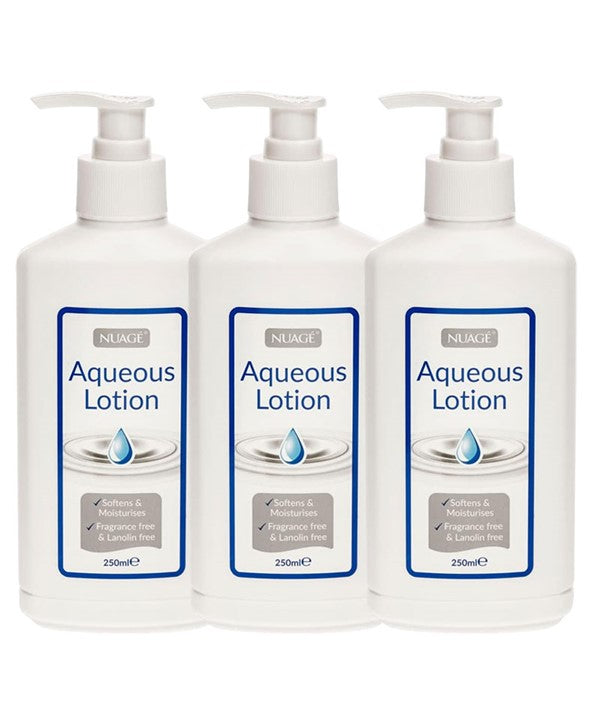 NUAGE MOISTURISING AQUEOUS LOTION PUMP DISPENSER 3 PACK 250 ml Skin Moisturizing Asetena Pa 