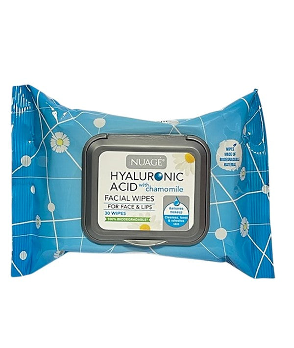 HYALURONIC ACID WITH CHAMOMILE FACIAL WIPES 30 Wipes Skin Wash Asetena Pa 