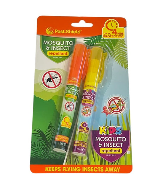 PESTSHIELD MOSQUITO AND INSECT REPELLENT KIDS SPRAY PEN 2 x 10 ml Skin Treatments Asetena Pa 