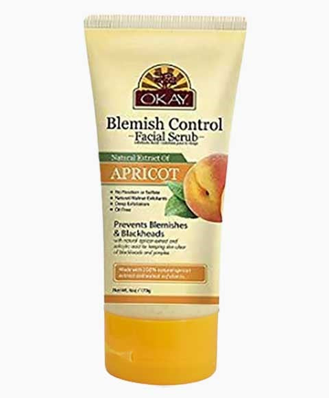 OKAY PURE NATURALS BLEMISH CONTROL APRICOT FACIAL SCRUB 170 g Skin Wash Asetena Pa 