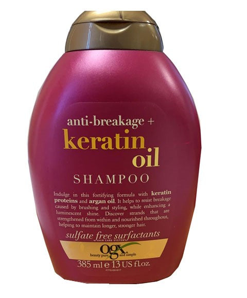 OGX ANTI BREAKAGE KERATIN OIL SHAMPOO 385 ml Shampoo Asetena Pa 