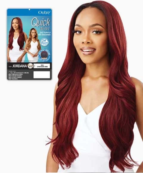 QUICK WEAVE JORDANA  Color DR4/TMS Half Wigs Asetena Pa 