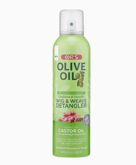 ORS OLIVE OIL CONDITIONS AND SMOOTHS WIG AND WEAVE DETANGLER 216 ml Sprays, Serums and Oils Asetena Pa 