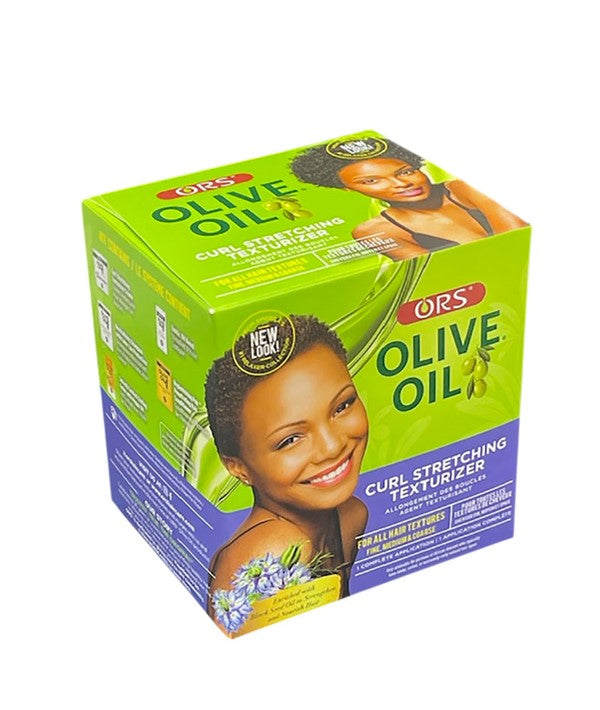 ORS OLIVE OIL CURL STRETCHING TEXTURIZER 1 Complete Application Relaxer n Texturizer Asetena Pa 