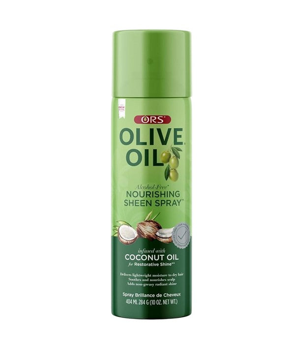 ORS OLIVE OIL NOURISHING SHEEN SPRAY INFUSED WITH COCONUT OIL 404 ml Sprays, Serums and Oils Asetena Pa 