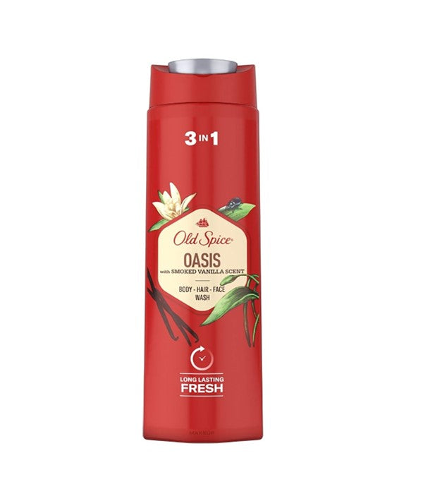 OLD SPICE OASIS 3 IN 1 WASH 400 ml Skin Wash Asetena Pa 