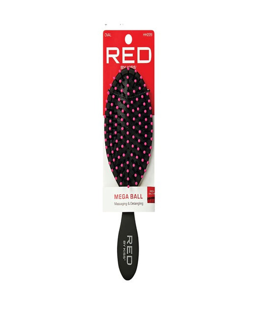 OVAL DESIGNED MEGA BALL TIPPED MASSAGING AND DETANGLE BRUSH HH229 Hair Brushes and Combs Asetena Pa 