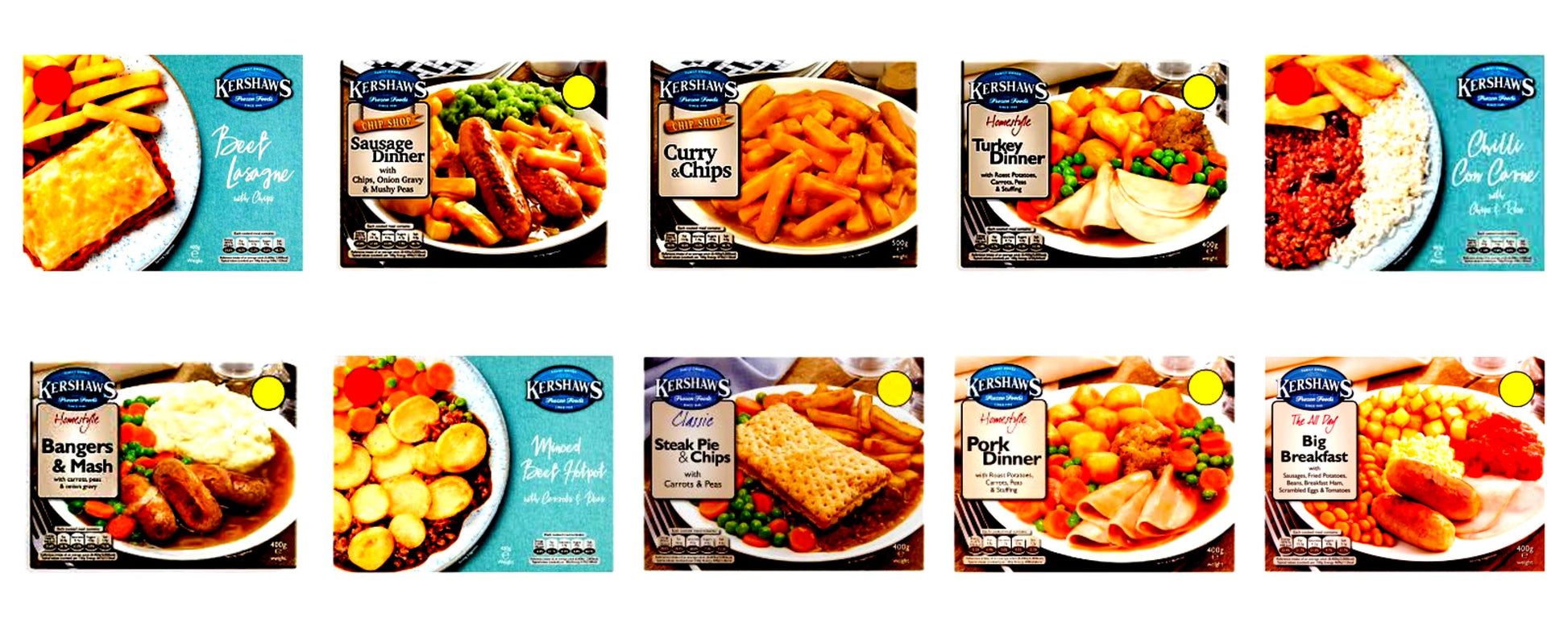 Kershaws Healthy 10 Pack Ready Meal Combo Bundles, High Protein Plant-Based Meals Tiktok Ready Meals Asetena Pa 