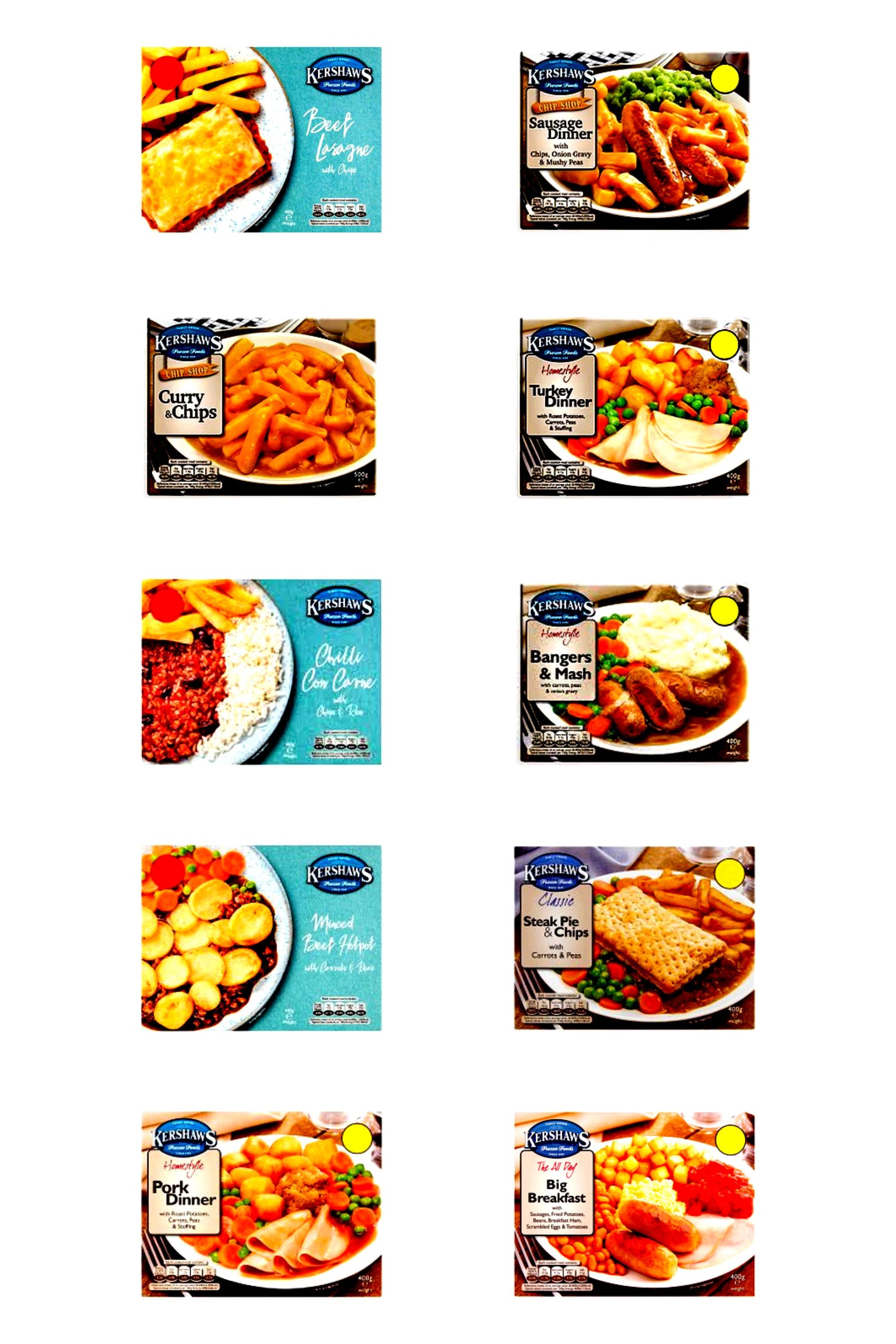 Kershaws Healthy 10 Pack Ready Meal Combo Bundles, High Protein Plant-Based Meals Tiktok Ready Meals Asetena Pa 