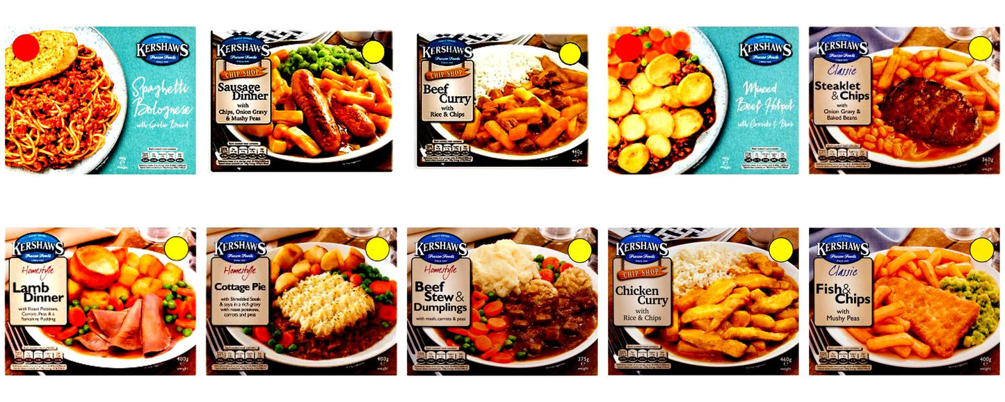 Kershaws Healthy 10 Pack Ready Meal Combo Bundles, High Protein Plant-Based Meals Tiktok Ready Meals Asetena Pa 