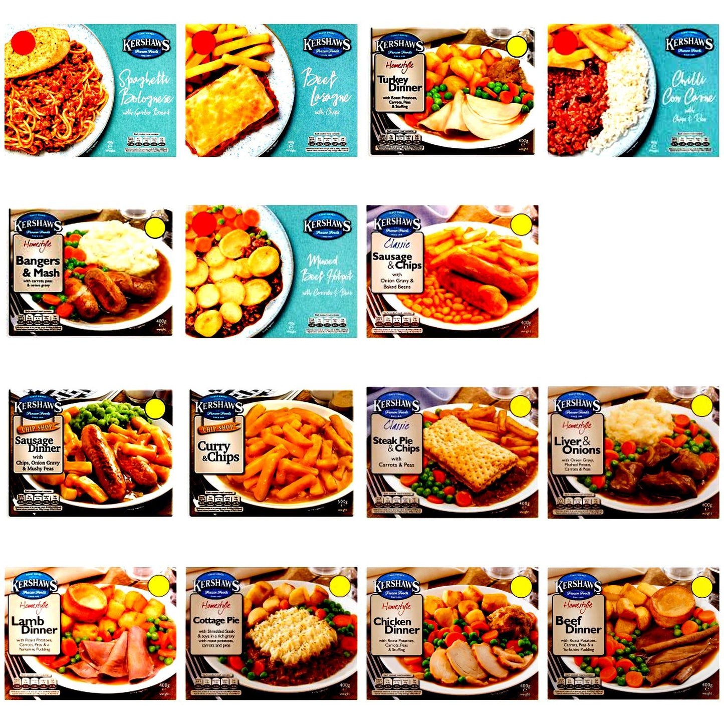 Kershaws Healthy 15 Pack Ready Meal Combo Bundles, High Protein Plant-Based Meals (Copy) Ready Meals Asetena Pa 