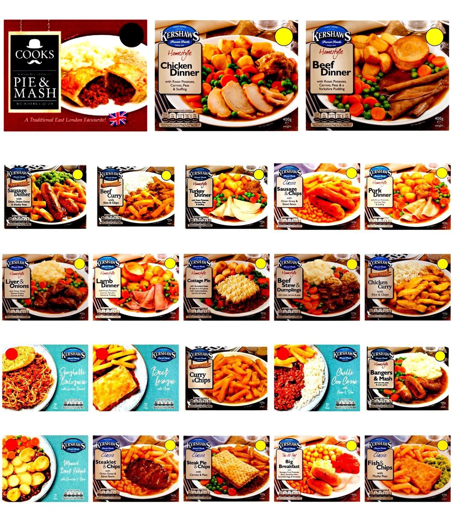 Kershaws Healthy 23 Pack Ready Meal Combo Bundles, High Protein Plant-Based Meals Tiktok Ready Meals Asetena Pa 