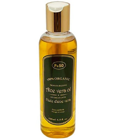 P 50 ORGANIC MOISTURISING ALOE VERA OIL 200 ml Sprays, Serums and Oils Asetena Pa 