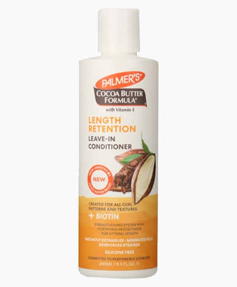 COCOA BUTTER FORMULA LENGTH RETENTION LEAVE IN CONDITIONER 250 ml Conditioner Asetena Pa 