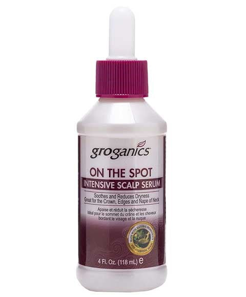 GROGANICS ON THE SPOT ITCH RELIEF SCALP DROPS 118 ml Treatments Asetena Pa 