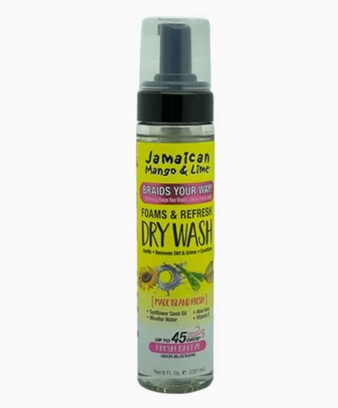 JAMAICAN MANGO AND LIME FOAMS REFRESH DRY WASH 237 ml Shampoo Asetena Pa 