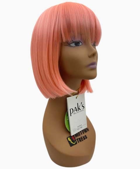 PAKS SYN SANIA WIG  Color Raspburry Synthetic Hair Wigs Asetena Pa 
