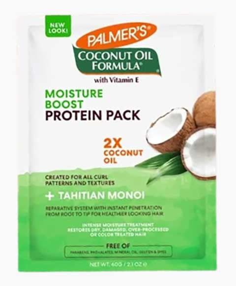 COCONUT OIL FORMULA MOISTURE BOOST PROTEIN PACK 60 g Treatments Asetena Pa 