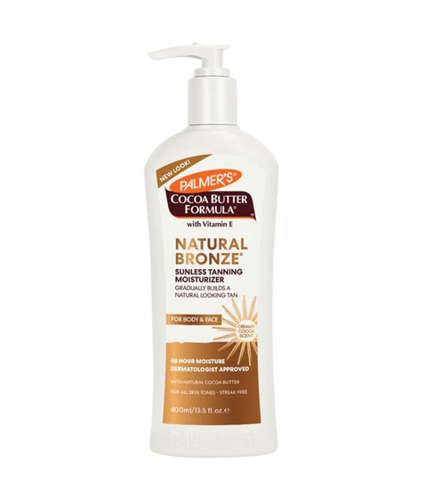 COCOA BUTTER FORMULA NATURAL BRONZE BODY LOTION WITH VITAMIN E 400 ml Skin Moisturizing Asetena Pa 
