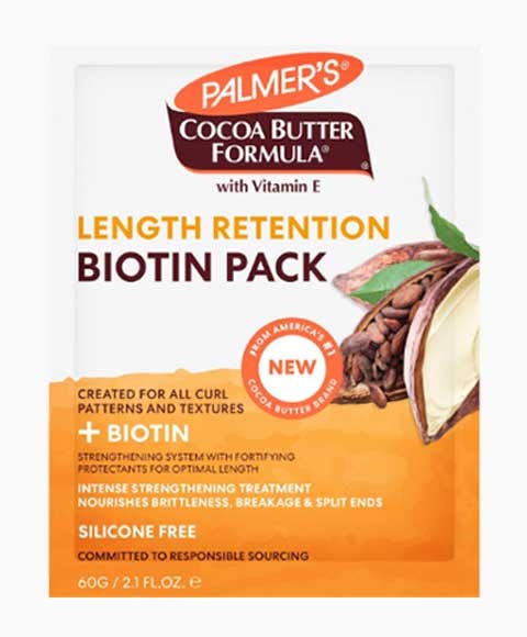 COCOA BUTTER FORMULA WITH VITAMIN E LENGTH RETENTION BIOTIN PACK 60 g Treatments Asetena Pa 