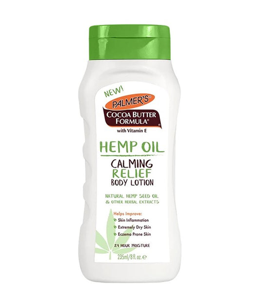 PALMERS HEMP OIL CALMING RELIEF BODY LOTION 235 ml Skin Moisturizing Asetena Pa 