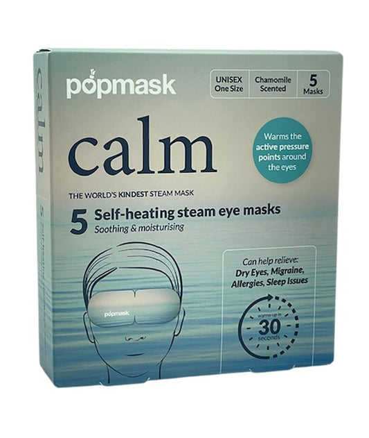 CALM 5 SELF HEATING STEAM EYE MASK Personal Care Asetena Pa 