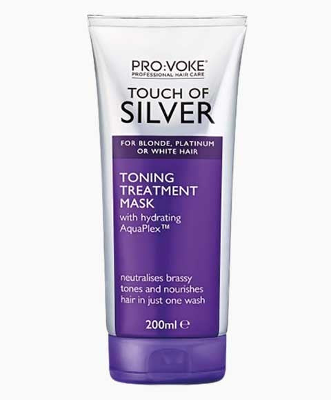 TOUCH OF SILVER TONING TREATMENT MASK WITH HYDRATING AQUAPLEX 200 ml Treatments Asetena Pa 