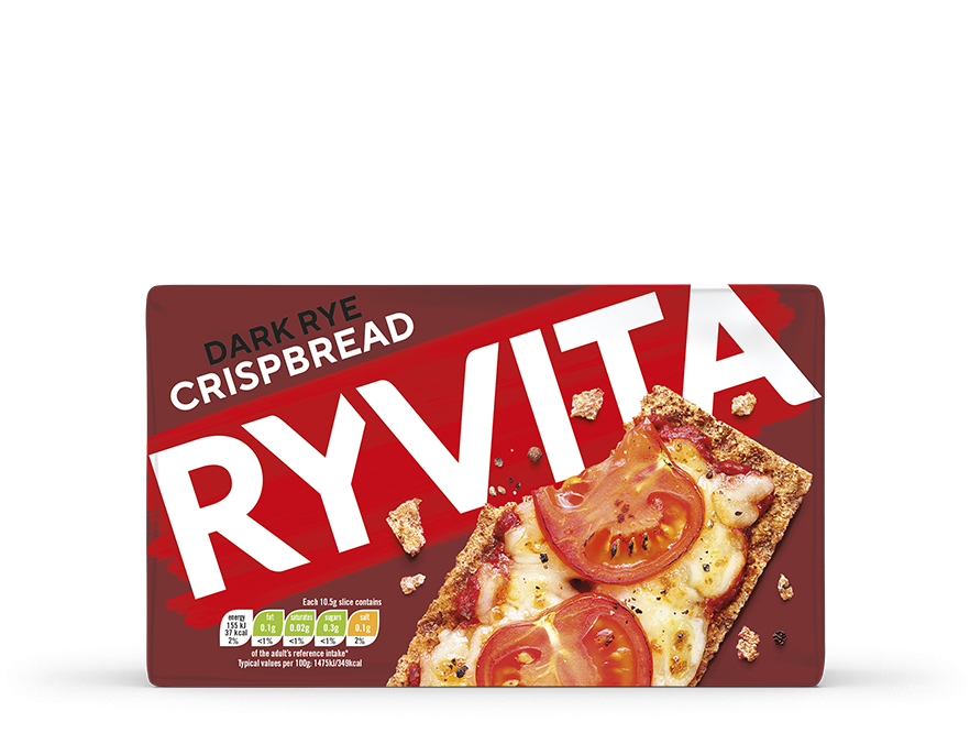 Ryvita Crispbread Dark Rye   12x200g