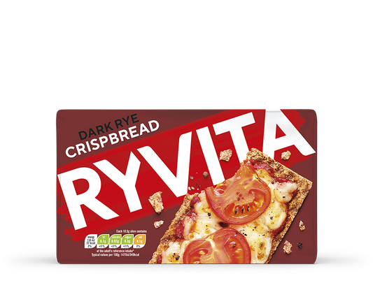 Ryvita Crispbread Dark Rye   12x200g