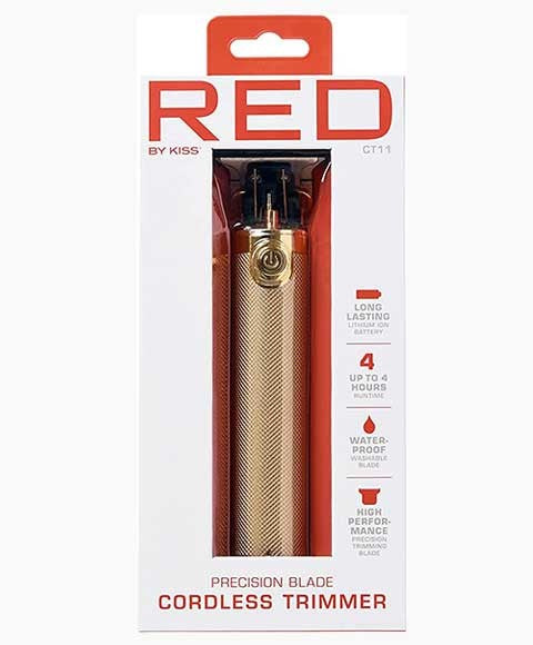 RED BY KISS PRECISION BLADE CORDLESS TRIMMER CT11 Clippers and Trimmers Asetena Pa 