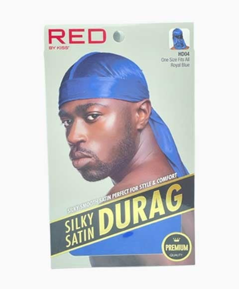 RED BY KISS SILKY SATIN DURAG HD04 ROYAL BLUE Durags and Caps Asetena Pa 