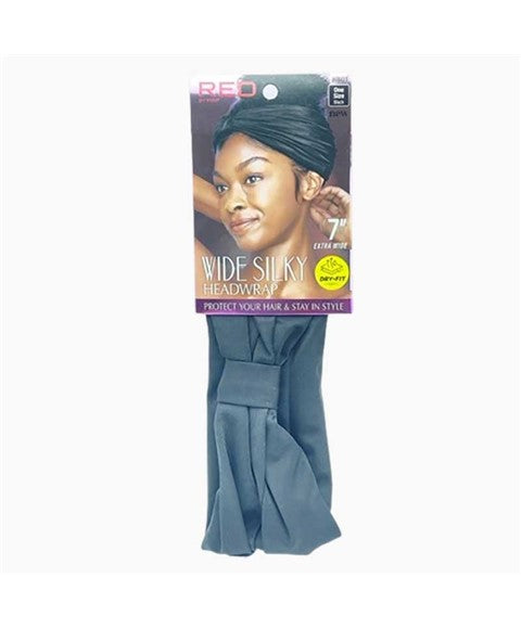 WIDE SILKY HEADWRAP EXTRA WIDE HB01 One Size Color Black Durags and Caps Asetena Pa 