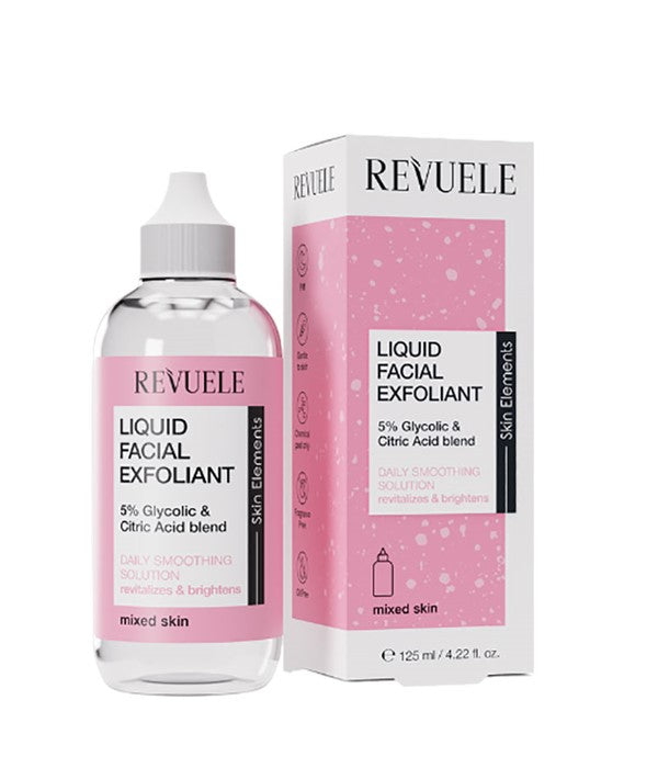 SKIN ELEMENTS 5 PERCENT GLYCOLIC LIQUID FACIAL EXFOLIANT 125 ml Skin Wash Asetena Pa 
