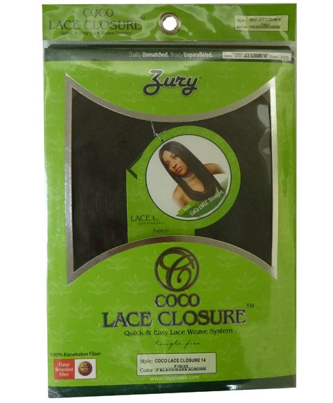 ZURY SYN COCO LACE CLOSURE 14 Color F1B/33 Closure Asetena Pa 
