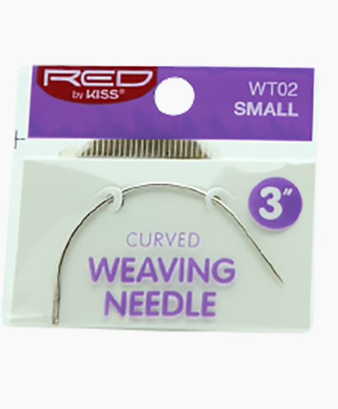 RED BY KISS CURVED WEAVING NEEDLE WT02 3" Small Extensions Accessories Asetena Pa 