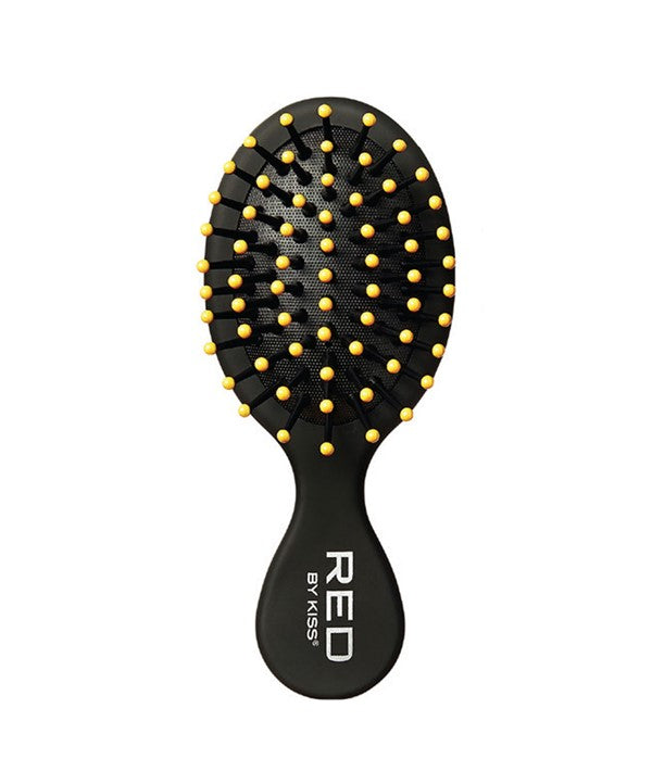 OVAL DESIGNED MEGA BALL TIPPED MASSAGING AND DETANGLE MINI BRUSH HH231J190 Hair Brushes and Combs Asetena Pa 
