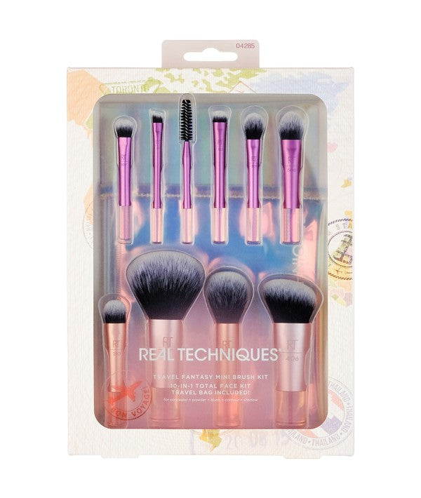 TRAVEL FANTASY 10 IN 1 MINI BRUSH KIT Makeup Accessories Asetena Pa 